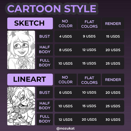 Cartoon Prices